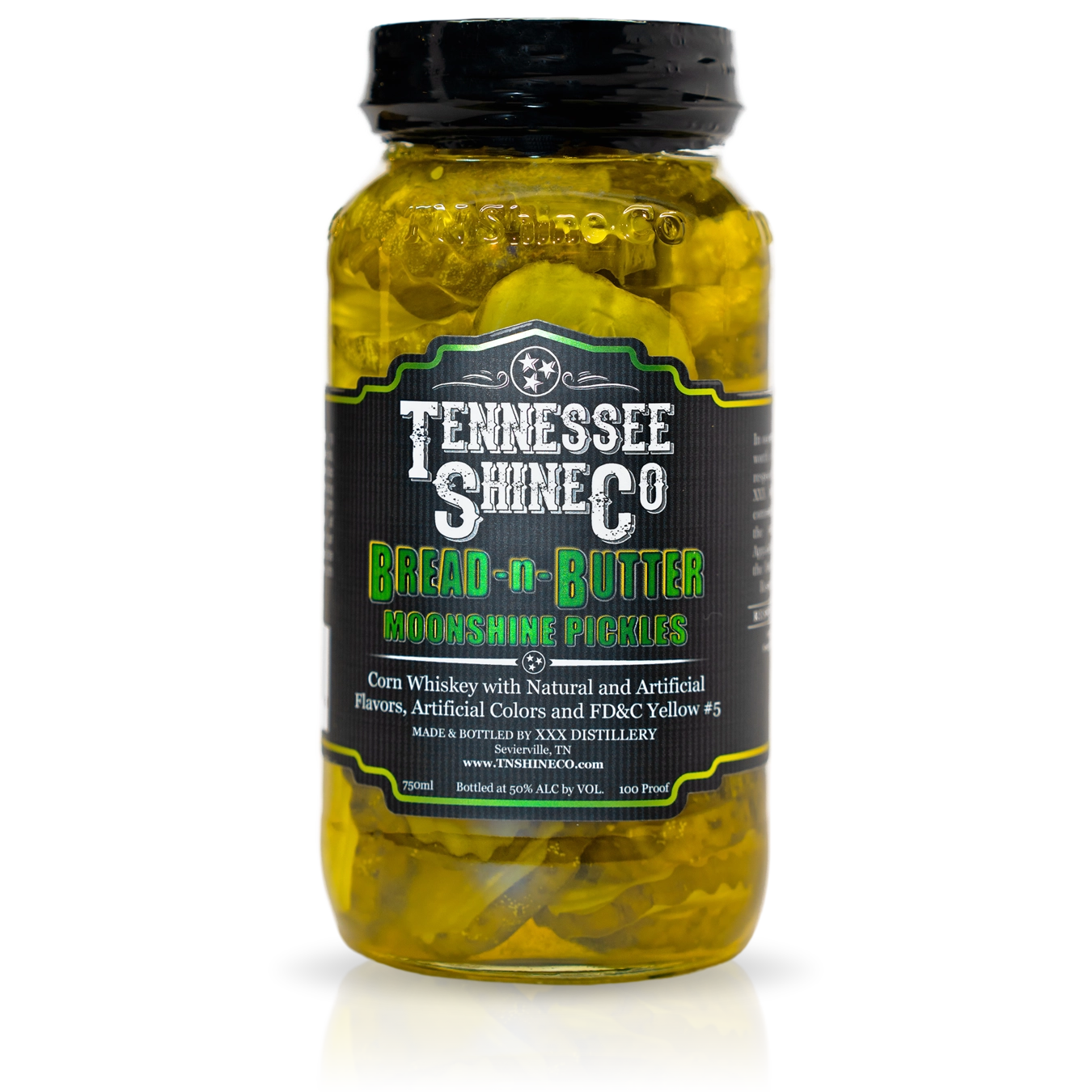 Bread N Butter Moonshine Pickles - Tennessee Shine Company